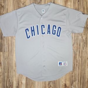 Vintage 90s Russell Athletic Chicago MLB Jersey – Made in Korea – Size L